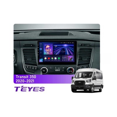 Штатна магнітола Teyes CC3 4+64 Gb Ford Transit 350 (1 Din) 2020-2021 10"