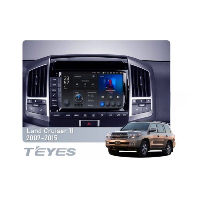 Штатна магнітола Teyes X1 2+32 Gb Wi-Fi Toyota Land Cruiser 11 200 2007-2015 (B, maximum equipment) 9"