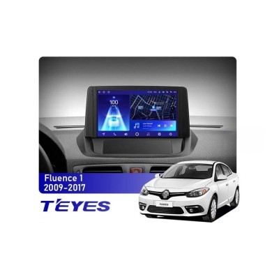 Штатна магнітола Teyes CC2 PLUS 3+32 Gb Renault Fluence 1 (0 Din) 2009-2017 9"