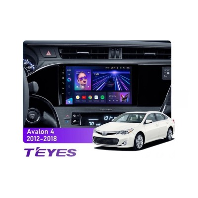 Штатна магнітола Teyes CC3 6+128 Gb Toyota Avalon 4 XX40 2012-2018 9"