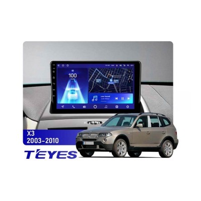 Штатна магнітола Teyes CC2 PLUS 3+32 Gb BMW X3 (0 Din) 2003-2010 9"