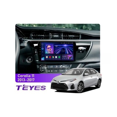 Штатна магнітола Teyes CC3 6+128 Gb Toyota Corolla 11 Middle East 2013-2017 (B) 10"