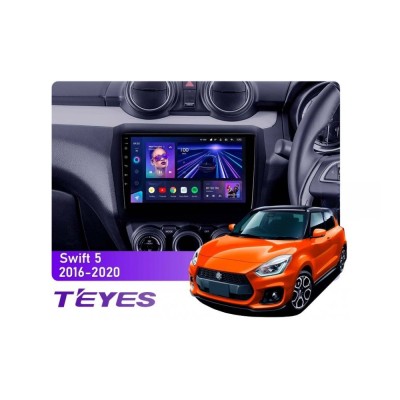 Штатна магнітола Teyes CC3 6+128 Gb 360° Suzuki Swift 5 2016-2020 9"