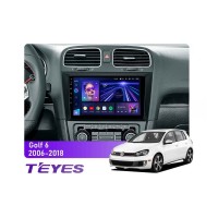Штатна магнітола Teyes CC3 6+128 Gb 360° Volkswagen Golf 6 2006-2018 9"