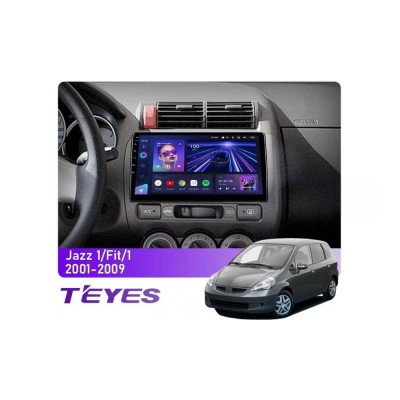 Штатна магнітола Teyes CC3 4+64 Gb Honda Jazz 1 GD, Fit 1 2001-2009 9"