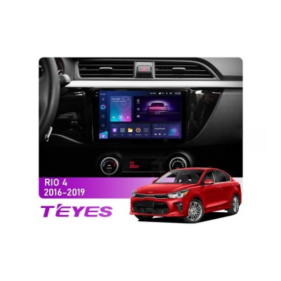 Штатна магнітола Teyes CC3 2k 6+128 Gb 360° Kia RIO 4 (K2) 2016-2019 (B) 9"
