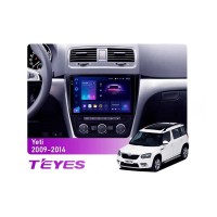 Штатна магнітола Teyes CC3 2k 6+128 Gb 360° Skoda Yeti 5L 2009-2014 10"