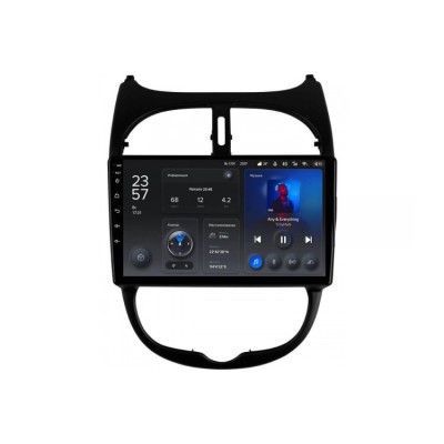 Штатна магнітола Teyes X1 2+32 Gb Wi-Fi Peugeot 206 1998-2012 9"