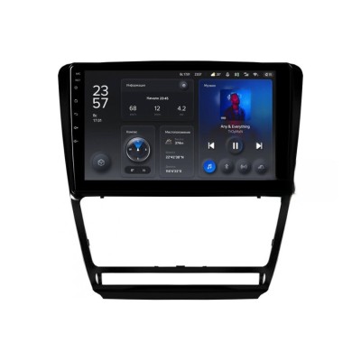 Штатна магнітола Teyes X1 2+32 Gb Skoda Octavia 2 A5 2008-2013 Black 10"