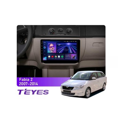 Штатна магнітола Teyes CC3 4+64 Gb Skoda Fabia 2 2007-2014 10"