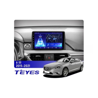 Штатна магнітола Teyes CC2 PLUS 3+32 Gb Mazda 6 3 GJ GL (0 Din) 2015-2021 9"