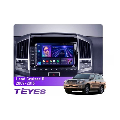 Штатна магнітола Teyes CC3 6+128 Gb 360° Toyota Land Cruiser 11 200 2007-2015 (A, maximum equipment) 9"
