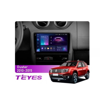 Штатна магнітола Teyes CC3 2k 6+128 Gb Renault Duster 1 2010-2015 9"