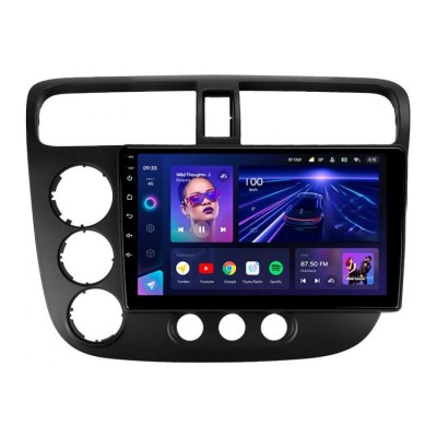 Штатна магнітола Teyes CC3 6+128 Gb 360° Honda Civic 7 2000-2006 9"