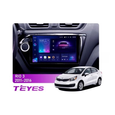 Штатна магнітола Teyes CC3 2k 6+128 Gb Kia RIO 3 2011-2016 9"