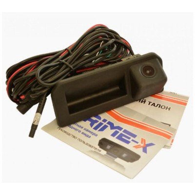 Камера заднього виду Prime-X TR-07 CAN+IPAS Audi/SKODA/Volkswagen (у ручку багажника)