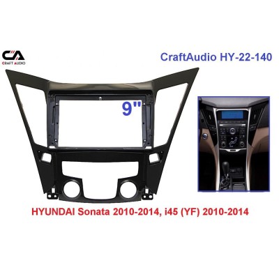 Рамка переходная CraftAudio HY-22-140 HYUNDAI Sonata 10-14, i45 (YF) 10-14 9"