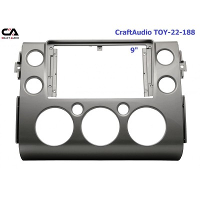 Рамка переходная CraftAudio TOY-22-188 TOYOTA Fj Cruiser 2007+ 9"