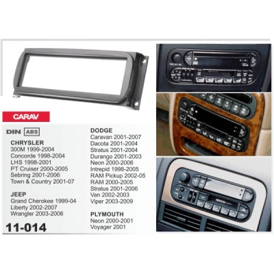 Перехідна рамка CARAV Jeep Grand Cherokee, Liberty, Wrangler (11-014)
