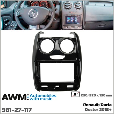 Перехідна рамка Renault Duster, Dacia Duster AWM (981-27-117)