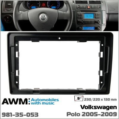 Переходная рамка AWM Volkswagen Polo (981-35-053)