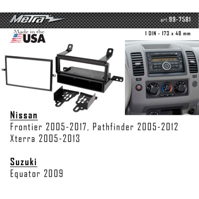Перехідна рамка Metra Nissan (99-7581)