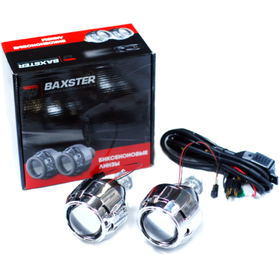 Лінзи біксенонові Baxster G5 H1-D 2,5" без ангельських глазок (2шт)