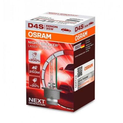 Ксеноновая лампа Osram D4S 66440XNL Night Breaker Laser +200%