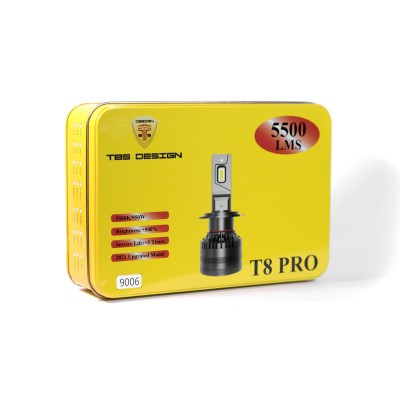 Комплект светодиодных ламп TBS Design T8 PRO HB4 12-24V 110W P22d 11000lm 6000K