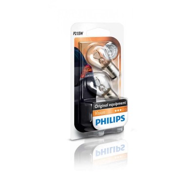 Комплект галогенових ламп Philips P21/5W, 2шт/блістер 12499B2