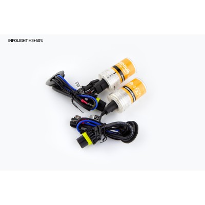 Комплект ксенону Infolight Pro +50% H3 4300K