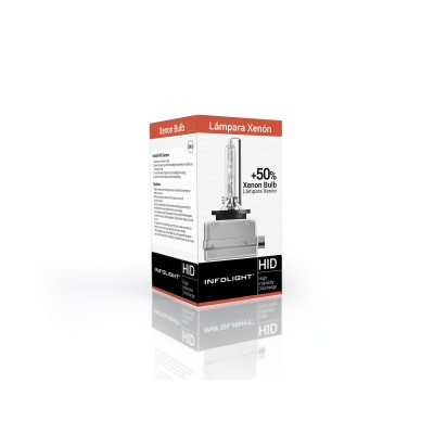 Ксенонова лампа Infolight D1S (+50%) 6000K