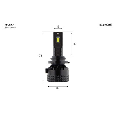 LED лампа Infolight S2 9006 60W