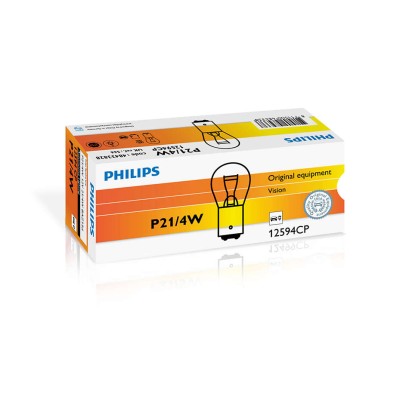 Галогенная лампа ук. PHILIPS 12594CP P21/4W 12V 21/4W BAZ15d