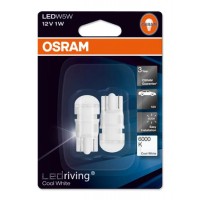 LED лампа OSRAM 2880СW-BLI2 12V W2,1X9,5D 1W 6000K SET 2pcs.
