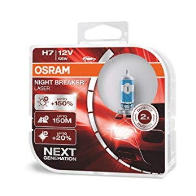 Галогенна лампа OSRAM 64210NL H7 Night Breaker LASER NG +150% 12V 55W PX26d HardDuopet