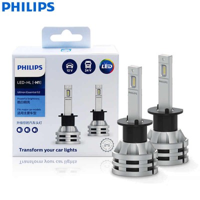 LED лампа PHILIPS 11258UE2X2 H1 19W 12-24V Ultinon Essential G2 6500K