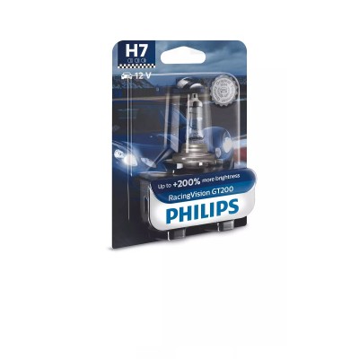 Галогенная лампа PHILIPS 12972RGTB1 H7 55W 12V RacingVision GT200 +200% B1