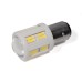 Світлодіодна лампа StarLight T25/5 28 (24+4 линза) диодов 4014 3.5W 12V-24V WHITE / кераміка / габарит+стоп
