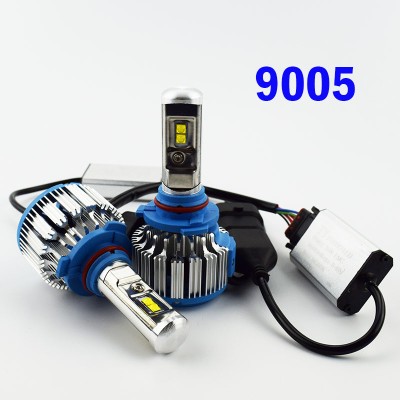 Комплект світлодіодних ламп TurboLed T1 HB3 6000K 50W 12/24v CanBus з активним охолодженням