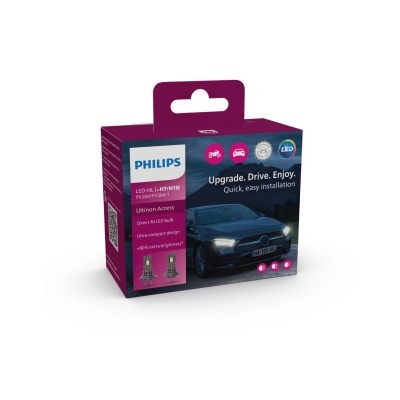 Комплект світлодіодних ламп PHILIPS 11972U2500CX H7/H18 Ultinon Access +80% 12V