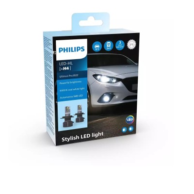 Комплект светодиодных ламп PHILIPS H4 11342U3022X2 Ultinon Pro 3022 LED-HL 12/24V