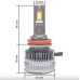Світлодіодні лампи Prime-X MAX Pro H11 5000К (2 шт.)