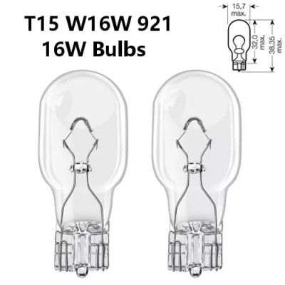 Комплект вказівних ламп розжарювання OSRAM 921-2BL W16W 12V W2.1X9.5D Blister (2 шт)
