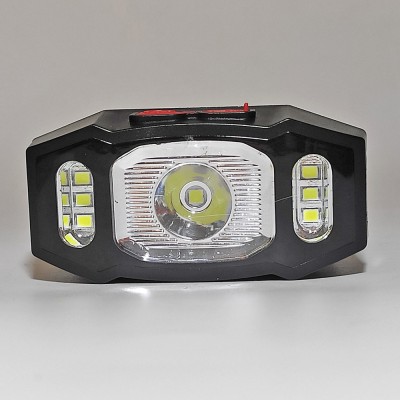 Фонарь аккумуляторный налобный WJ-1730 3W+COB5W