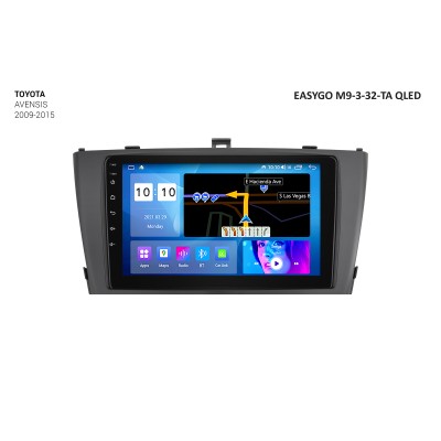 Штатное головное устройство EasyGo M9-3-32-TA QLED Toyota Avensis