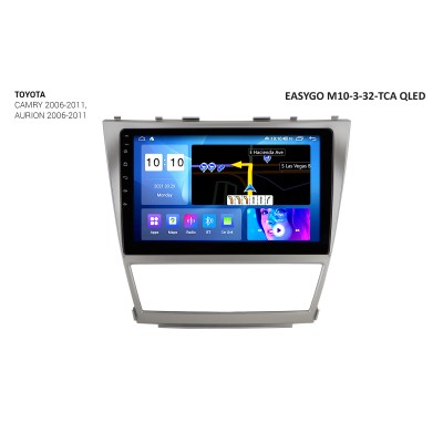 Штатное головное устройство EasyGo M10-3-32-TCA QLED Toyota Camry, Aurion