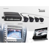 Парковочный радар Falcon 2020 black-4