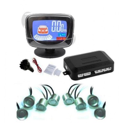 Паркувальний радар iDial D069-8 - LCD срібло