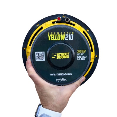 Сабвуферний динамік STREET SOUND - YELLOW210 (2+2)